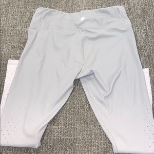 Athleta Contender Gray/Pink Ombré Leggings